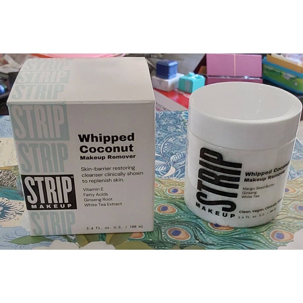 NIB~Strip Makeup Whipped Coconut Makeup Remover~3.4 Fl. Oz.